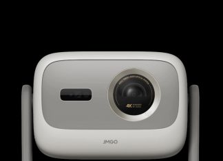 JMGO N3 4K im Test: Kompakter Triple-Laser-Beamer mit Gimbal und Google TV