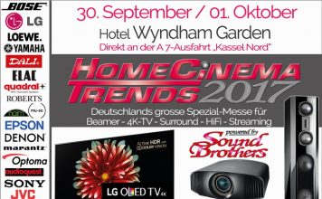 Wir sind wieder dabei! Home Cinema Trends 2017 in Kassel!!